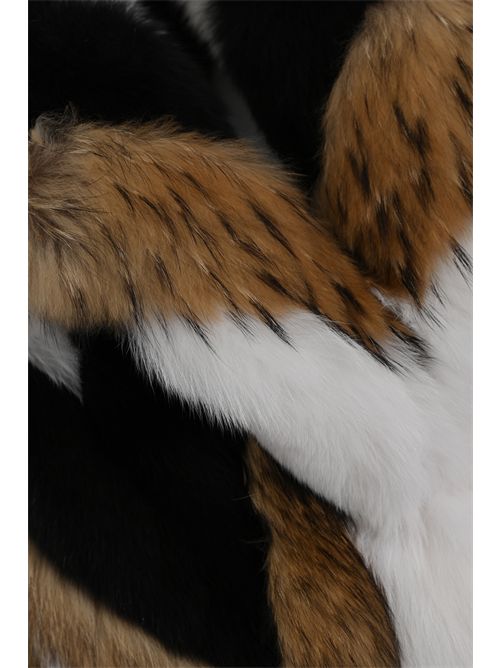 Giacca LC2083 in pelliccia di volpe YES LONDON | LC2083CAMPIONE